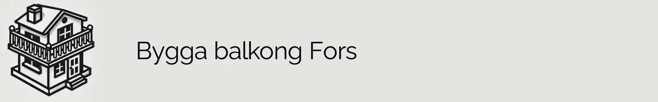 Bygga balkong Fors